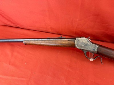 WINCHESTER MODEL 1885 HIGHWALL SINGLE SHOT RIFLE 32 W.C.F. ~ MADE IN - Image 9 of 19