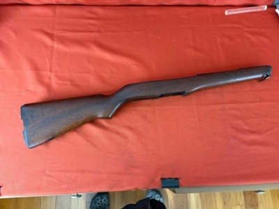 M1 GARAND RIFLE STOCK WITH CARTOUCHE - Image 2 of 9