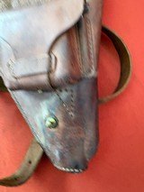 JAPANESE NAMBU TYPE 14 SEMI AUTO PISTOL HOLSTER WITH STRAP - Image 4 of 8