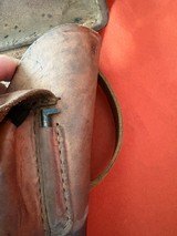 JAPANESE NAMBU TYPE 14 SEMI AUTO PISTOL HOLSTER WITH STRAP - Image 7 of 8