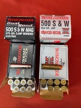 WINCHESTER 500 S&W AMMO ~ 4 BOXES FOR ONE MONEY ~ - Image 1 of 3