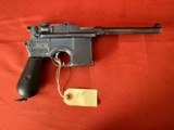 WAFFENFABRIK MAUSER C96 BROOMHANDLE PISTOL 7.63mm