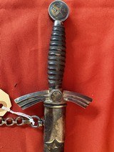GERMAN NAZI LUFTWAFFE 1st MODEL DAGGER BY CARL EICKHORN - Image 5 of 12