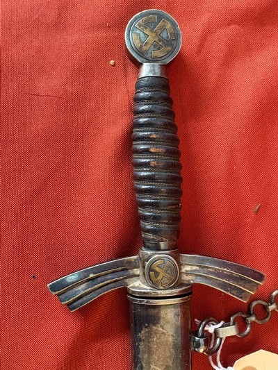 GERMAN NAZI LUFTWAFFE 1st MODEL DAGGER BY CARL EICKHORN - Image 2 of 12