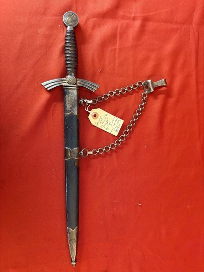 GERMAN NAZI LUFTWAFFE 1st MODEL DAGGER BY CARL EICKHORN - Image 1 of 12