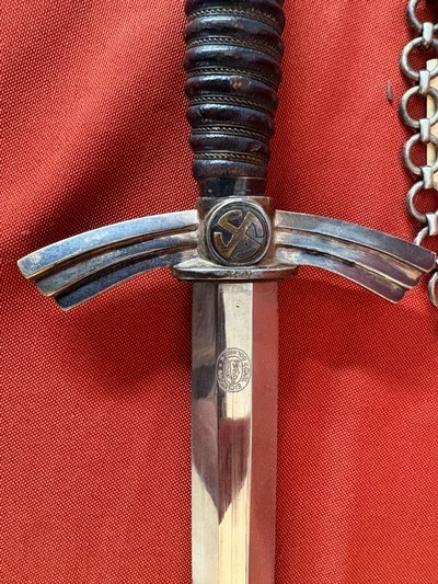 GERMAN NAZI LUFTWAFFE 1st MODEL DAGGER BY CARL EICKHORN - Image 9 of 12