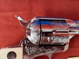 RARE ~ COLT SINGLE ACTION ARMY 45LC ~ ENGRAVED ~COLT ENGRAVING SAMPLER ~ - Image 6 of 17