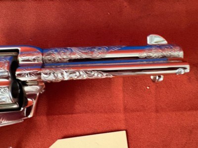 RARE ~ COLT SINGLE ACTION ARMY 45LC ~ ENGRAVED ~COLT ENGRAVING SAMPLER ~ - Image 7 of 17