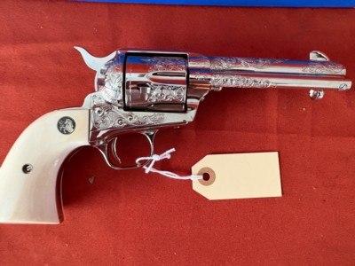 RARE ~ COLT SINGLE ACTION ARMY 45LC ~ ENGRAVED ~COLT ENGRAVING SAMPLER ~ - Image 2 of 17