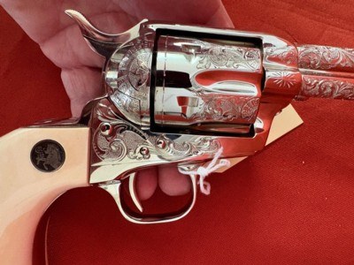 RARE ~ COLT SINGLE ACTION ARMY 45LC ~ ENGRAVED ~COLT ENGRAVING SAMPLER ~ - Image 15 of 17
