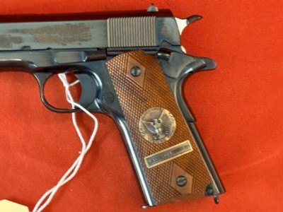 COLT 1911 WWll COMMEMORATIVE SEMI AUTO PISTOL 45 ACP ~ BATTLE CHATEAU THIERRY ~ - Image 4 of 11
