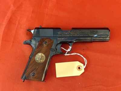 COLT 1911 WWll COMMEMORATIVE SEMI AUTO PISTOL 45 ACP ~ BATTLE CHATEAU THIERRY ~ - Image 1 of 11