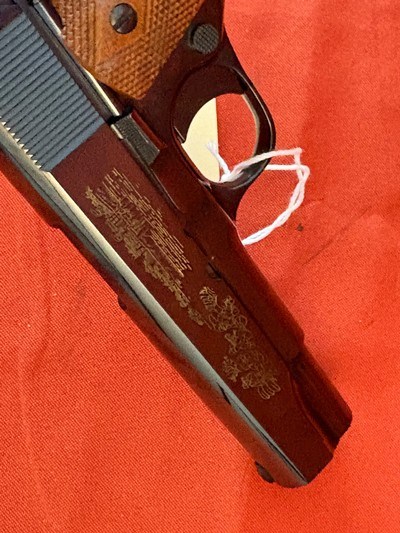 COLT 1911 WWll COMMEMORATIVE SEMI AUTO PISTOL 45 ACP ~ BATTLE CHATEAU THIERRY ~ - Image 10 of 11