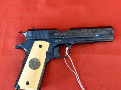 COLT 1911 WWll COMMEMORATIVE SEMI AUTO PISTOL 45 ACP ~ 2nd BATTLE OF THE MARNE ~ - Image 1 of 12
