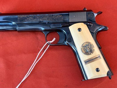 COLT 1911 WWll COMMEMORATIVE SEMI AUTO PISTOL 45 ACP ~ 2nd BATTLE OF THE MARNE ~ - Image 2 of 12