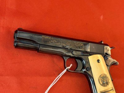 COLT 1911 WWll COMMEMORATIVE SEMI AUTO PISTOL 45 ACP ~ 2nd BATTLE OF THE MARNE ~ - Image 7 of 12