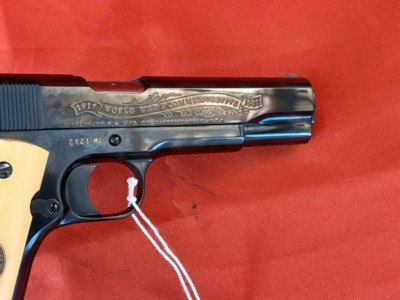 COLT 1911 WWll COMMEMORATIVE SEMI AUTO PISTOL 45 ACP ~ 2nd BATTLE OF THE MARNE ~ - Image 4 of 12
