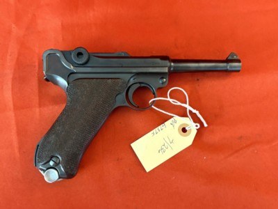WWii GERMAN P08 S/42 LUGER SEMI AUTO PISTOL 9MM ~ DATED 1938 - Image 1 of 14
