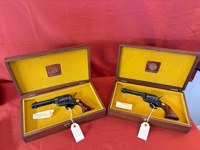 PAIR ~ COLT SINGLE ACTION ARMY REVOLVER 2nd GEN ~ NRA 1871-1971 ~ - Image 1 of 20