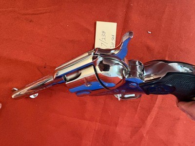 COLT SINGLE ACTION ARMY REVOLVER 3rd GEN 357 MAGNUM ~ NICKEL ~ - Image 11 of 16