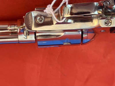 COLT SINGLE ACTION ARMY REVOLVER 3rd GEN 357 MAGNUM ~ NICKEL ~ - Image 4 of 16