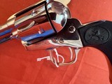 COLT SINGLE ACTION ARMY REVOLVER 3rd GEN 357 MAGNUM ~ NICKEL ~ - Image 14 of 16