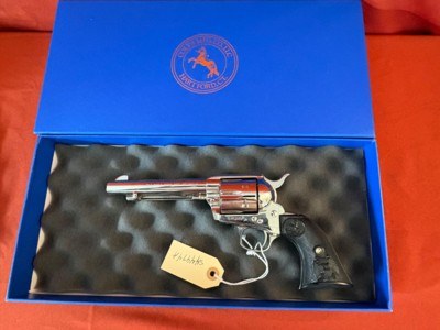 COLT SINGLE ACTION ARMY REVOLVER 3rd GEN 357 MAGNUM ~ NICKEL ~ - Image 16 of 16