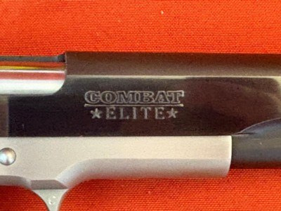 COLT 1911 COMBAT ELITE TWO TONE SEMI AUTO PISTOL 45ACP - Image 6 of 15