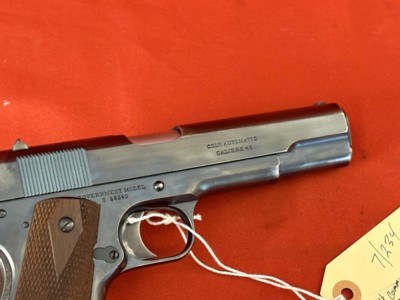 HIGH CONDITION ~ COLT 1911 COMMERIAL SEMI AUTO PISTOL 45 ACP ~ MADE IN 1917 ~ - Image 7 of 14