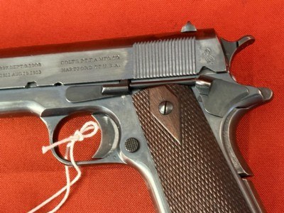 HIGH CONDITION ~ COLT 1911 COMMERIAL SEMI AUTO PISTOL 45 ACP ~ MADE IN 1917 ~ - Image 4 of 14