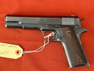 HIGH CONDITION ~ COLT 1911 COMMERIAL SEMI AUTO PISTOL 45 ACP ~ MADE IN 1917 ~ - Image 1 of 14