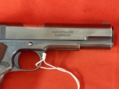 COLLECTOR QUALITY ~ COLT COMMERIAL 1911 SEMI AUTO PISTOL 45ACP MADE IN 1917 - Image 3 of 15