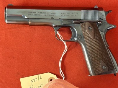 COLLECTOR QUALITY ~ COLT COMMERIAL 1911 SEMI AUTO PISTOL 45ACP MADE IN 1917 - Image 2 of 15