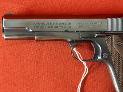 COLLECTOR QUALITY ~ COLT COMMERIAL 1911 SEMI AUTO PISTOL 45ACP MADE IN 1917 - Image 4 of 15