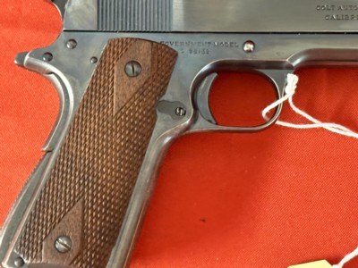 COLLECTOR QUALITY ~ COLT COMMERIAL 1911 SEMI AUTO PISTOL 45ACP MADE IN 1917 - Image 7 of 15