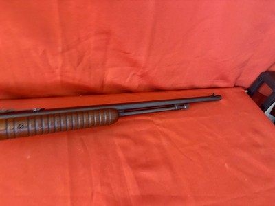 WINCHESTER MODEL 62A PUMP ACTION TAKEDOWN 22 RIFLE ~ MADE IN 1942 ~ - Image 4 of 13