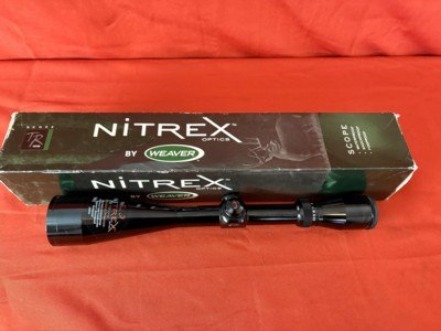 WEAVER NITREX OPTICS RIFLE SCOPE 3-10x50mm - Image 1 of 11