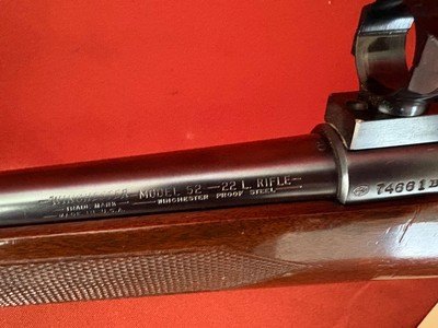 VINTAGE ~ WINCHESTER MODEL 52 SPORTER BOLT ACTION RIFLE 22LR ~ MADE IN 1952 ~ - Image 12 of 17