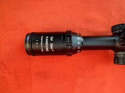 CARL ZIESS CONQUEST RIFLE SCOPE 6-24x 50mm ILLUMINATED RETICLE - Image 2 of 7