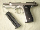 Bereta 9mm, model 92FS, Stainless Steel Satin-Finish, - 3 of 5