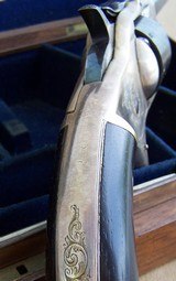 Cased George Webb British Revolver - 9 of 16