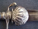 Pair of silver mounted mid-1750's British hunting swords - 8 of 20