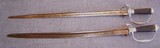 Pair of silver mounted mid-1750's British hunting swords - 2 of 20