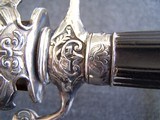 Pair of silver mounted mid-1750's British hunting swords - 14 of 20