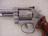 4433 Smith Wesson Model 66 357 100% CUSTOM SHOP ENGRAVED - 6 of 13