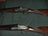 4718 Arrieta 801 12ga 27bls CUSTOM SHOP #1/#2 Leather 2 gun case FINE - 3 of 12