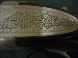4756 Beretta BL 6 12 ga 28bls m/f 98-99% condition sideplate engraved - 4 of 12