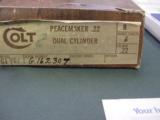 4820 Colt Peacemaker Dual Cylinder 22 lr 22 mag NIB PAPERS NONE FINER - 2 of 12