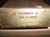 4819 Colt Peacemaker Buntline Dual Cyliner 22 lr 22 mag NEW IN BOX NONE FINER - 11 of 12