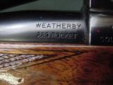 4850 Weatherby 220 ROCKET AND ORIGINAL WEATHERBY SCOPE - 5 of 12